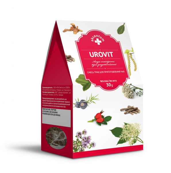 Augu tēja Urovit 50 g