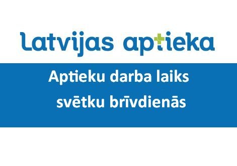 Aptieku darba laiks svētku brīvdienās