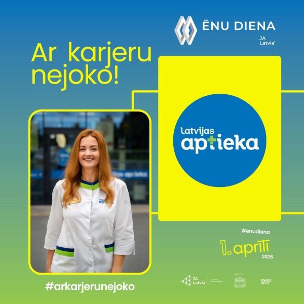 Ēnu diena 2026 ''Latvijas aptieka'' aptiekās