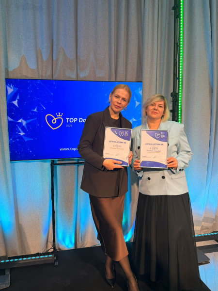 SIA “Latvijas aptieka” jau ceturto gadu pēc kārtas ir starp labākajiem darba devējiem Latvijā.