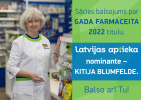 Sācies balsojums par GADA FARMACEITS 2022 titulu